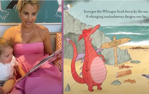 Vogue Williams reads 'Gringer the Whinger'